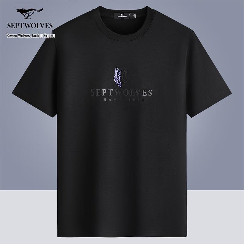 

Septwolves Men s Pure Cotton Short Sleeve T-Shirt 175/92A