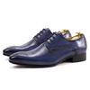 Fashion Classic Men's Genuine Cow Leather Derby Wedding Dress Shoes EU Size 38-47 Lace-Up Pointed Toe Handmade Business Formal Footwear