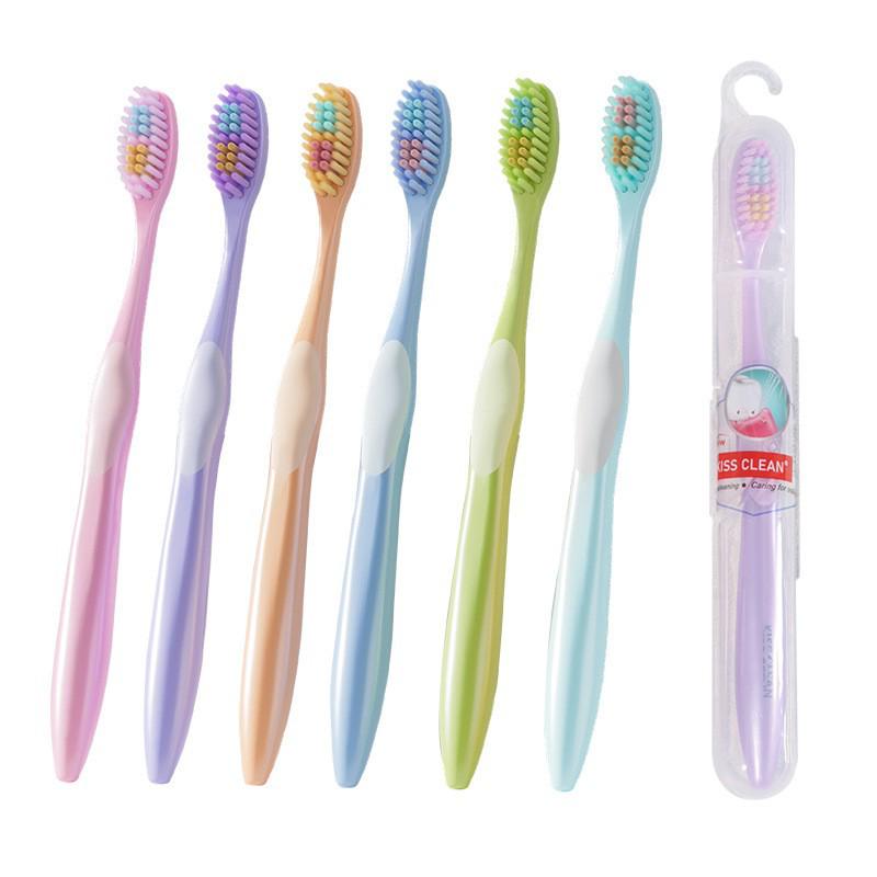 Candy Dopamine Soft Bristle Toothbrush for Adults - Wide Head, Gum Care, High-End Design, Trendy Couples' Choice.