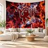 Manchester United FC Wall Tapestry, Soft Fabric Wall Hanging, Decorative Backdrop For Bedroom Home Wall Art