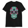 Gothic Flower Skull Unisex 100% Cotton T-shirt Mens Tees Top Horror Biker Rock Metal Death Grunge Emo