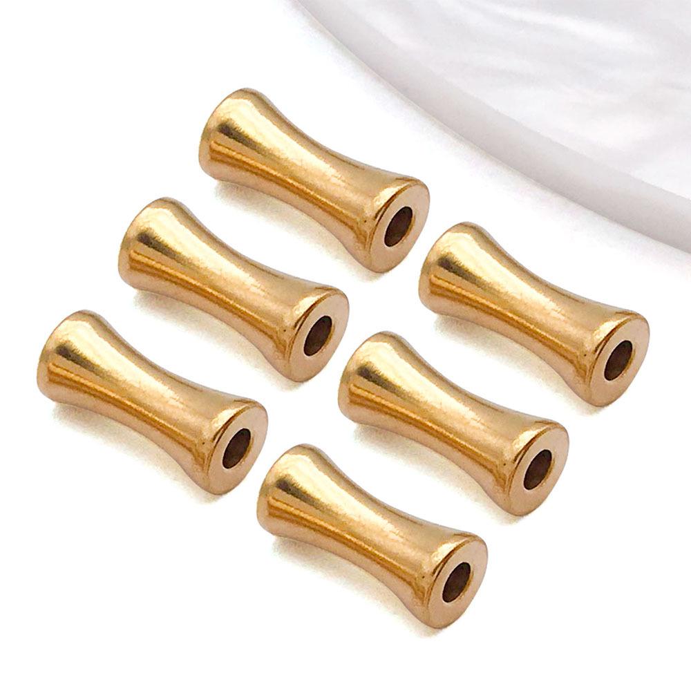 Stainless Steel Bamboo Joint Bead Spacer for DIY Jewelry