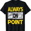 University-Gold Always On Point Varsity-Gold Color Graphic T-Shirt