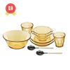 PYREX Belle 9-Piece Heat-Resistant Glass Tableware Set