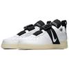 Nike Air Force 1 Utility QS Grade School 'Orca' (Unisex) White / White-Black Skate Shoes AV7593 100