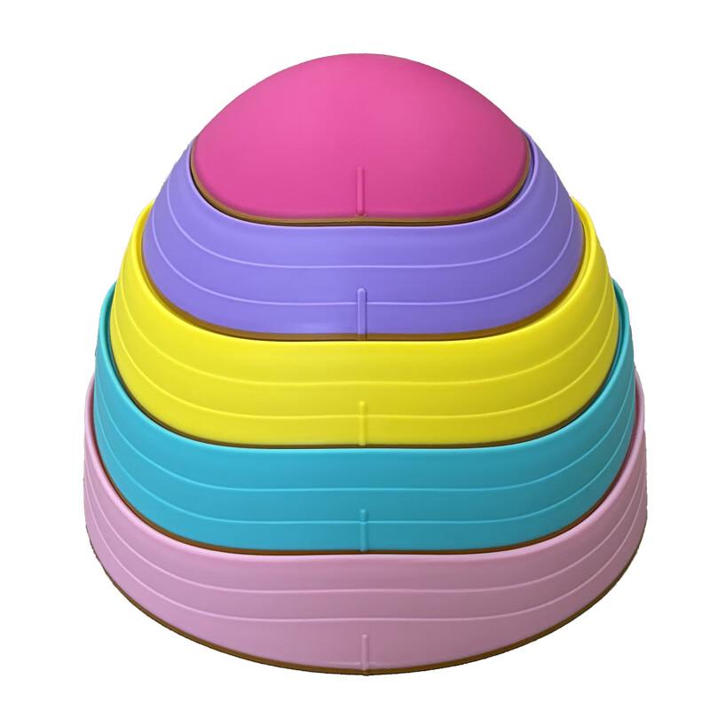 

Colorful Wavy Balance Stepping Stones for Kids