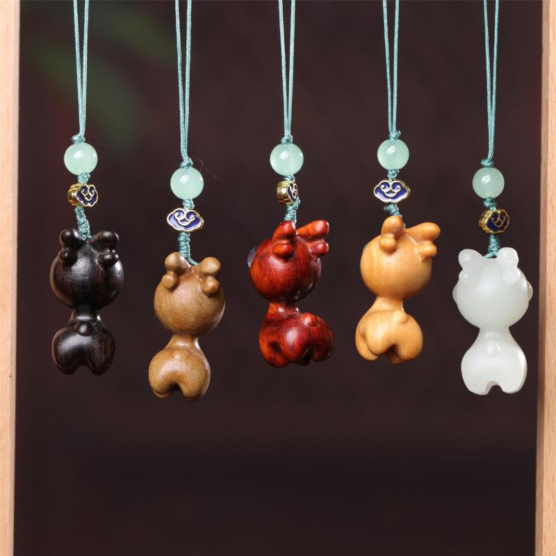 Niedlicher Reh-Haustieranhänger: Entzückendes Auto-Hängeaccessoire & Schlüsselanhänger-Geschenk