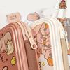 Waterproof Capybara Pen Bag Large Capacity Stationery Storage Bag Cartoon Pen Pouch  Student Gift