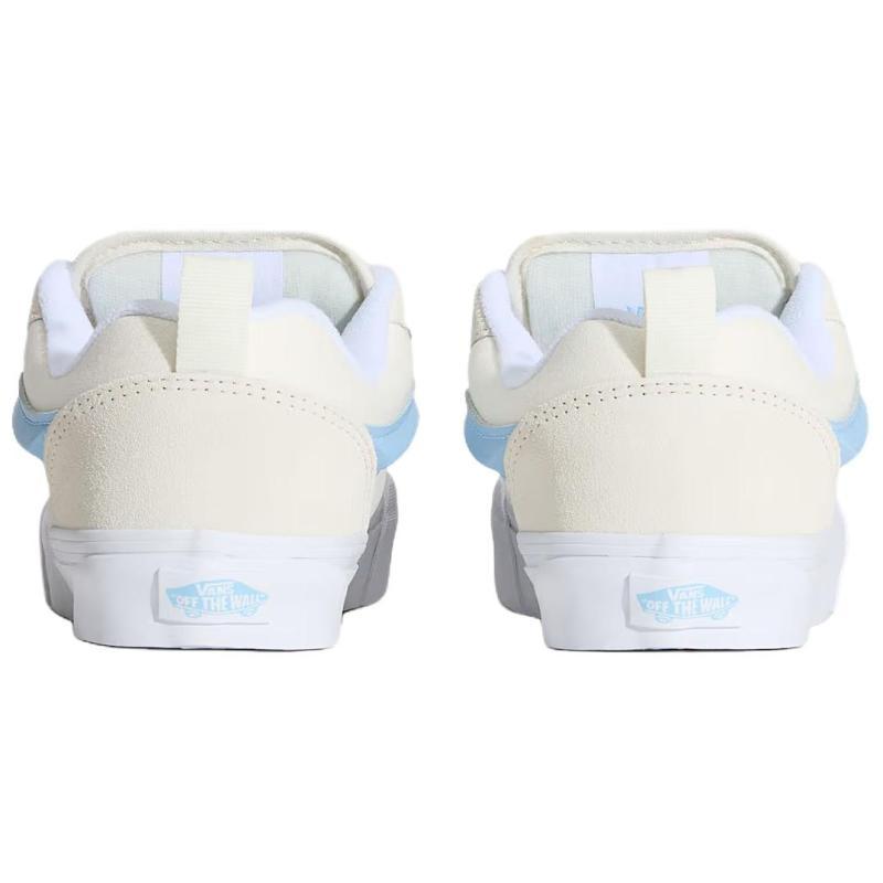 Vans Knu Skool Low Top Skateboard Shoes Unisex Beige Blue Sneakers VN000D6ZZ5D