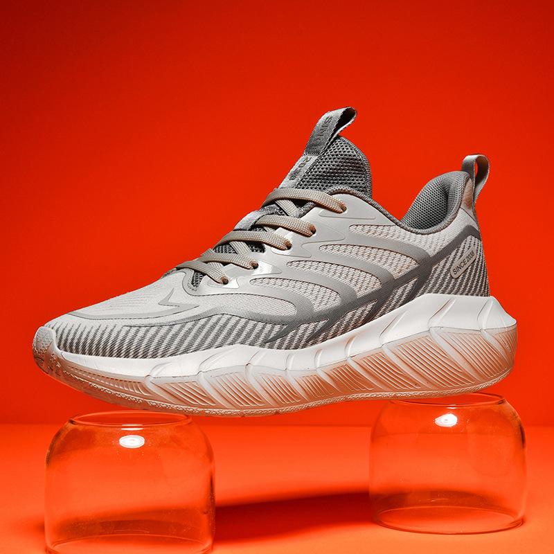 New professional cushioning training breathable running shoes men's high school entrance examination physical examination sports shoes lightweight and