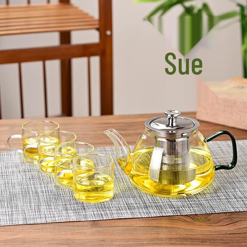 Shang Qi 800ml Glass Teapot Set