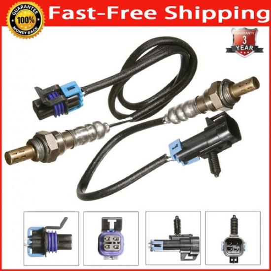 2PCS Oxygen Sensor Up&Downstream For 2005 -2007 Saturn Ion 2.0L L4 Supercharged