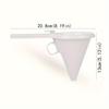 Adjustable Handheld Batter Dispenser for Baking - PP Plastic Pancake & Cupcake Pourer, Multifunctional Chocolate Dispenser with Stand