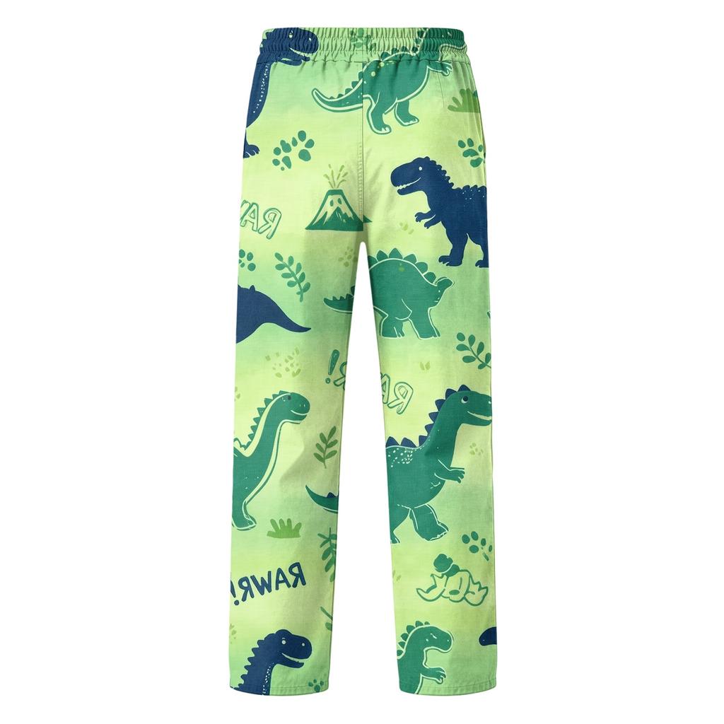 Boys' Fashion Print Cargo Pants with and Pockets for Casual Wear