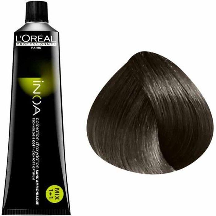 L'Oréal Professionnel Ammonia-Free Oxidative Hair Color 5.1 : Light Ash Brown Ammonia-Free, 60ml
