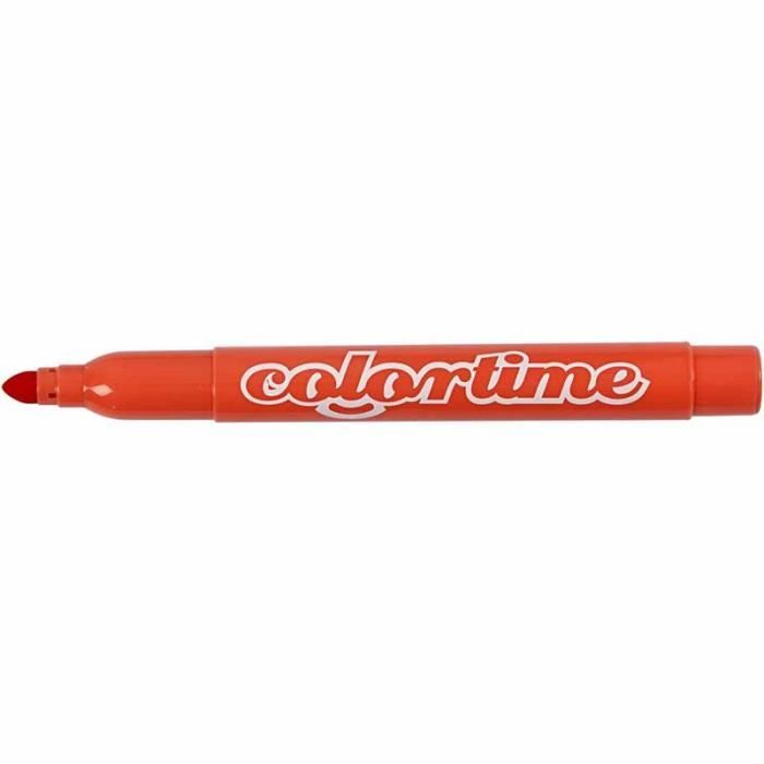 Markers - COLORTIME - Ref 37352 - Bright Colors - Dry Quickly - Ventilated Caps