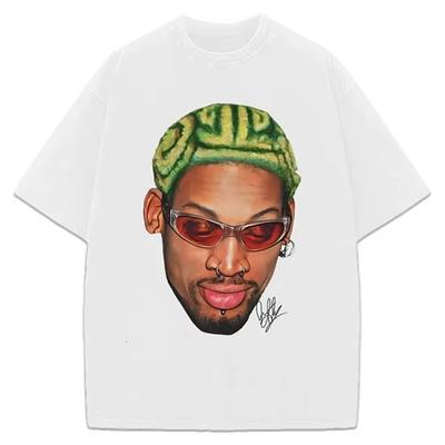 Jaren '90 Vintage Grafisch Ontwerp T-shirt puur Katoen Harajuku Trend Mode Heren- en Dames T-shirts Herfst en winter onderkleding