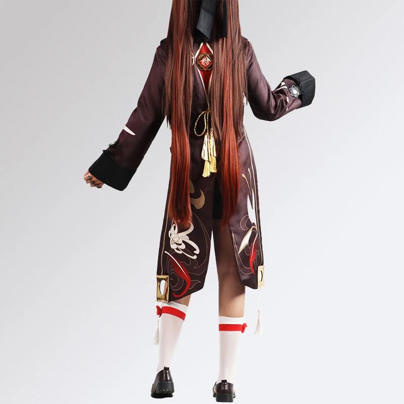 Hutao Cosplay Costume Shoes Uniform Chinese Style Halloween Costumes for Women Game Hu Tao  