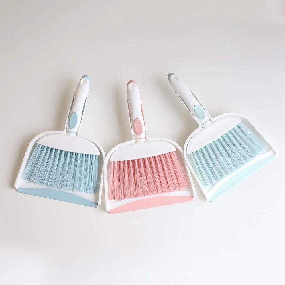 Durable Mini Dustpan and Brush Set Handheld Desktop Mini Broom Set Keyboard Cleaning