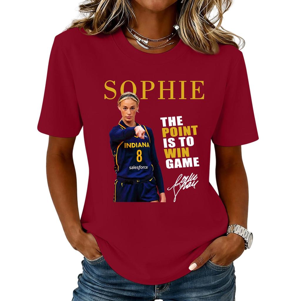 Unisex Casual Letter Print Neck Short Sleeve T-Shirt for Everyday Wear