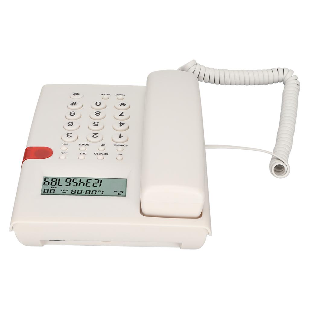 K010A-1 Corded Phone Caller ID Function Hands Calling Desktop Landline Phone for Hotel