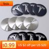 Car Sticker Tesla 4pcs 56mm Car Wheel Center Hub Caps Emblem Hubcap Badge Sticker Replacement Decoration For Tesla Model 3 Model