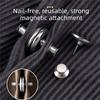 10Pairs Nail-free Magnetic Button Clips Strong Magnetic Magnetic Hook  Household Use