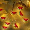 Watermelon-Shaped LED String Light Non-glaring Low-Power Consumption Battery Operated Fairy Light Party Decoration