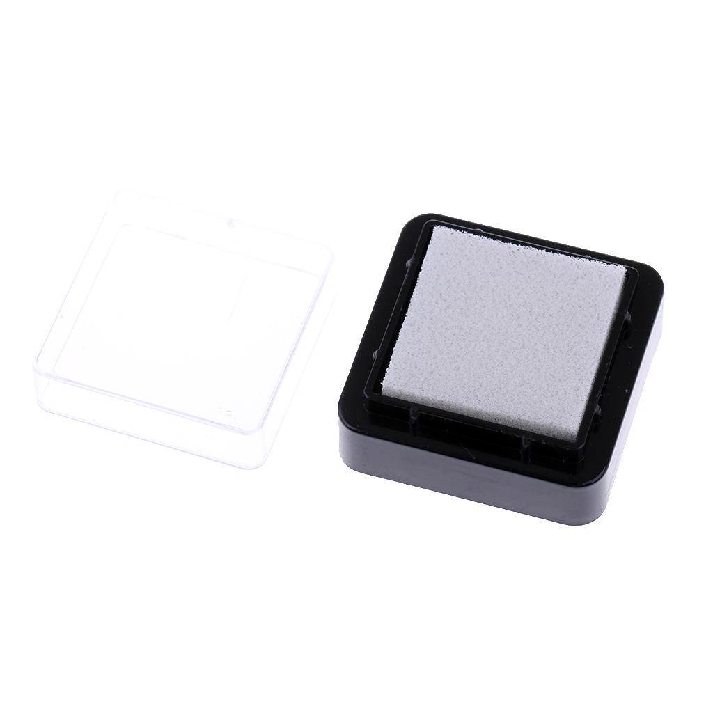 Craft Pigment Ink Pad Blank Sponge Square for Rubber Stamps Scrapbooking Paper Craft Kit for Cards and Wood