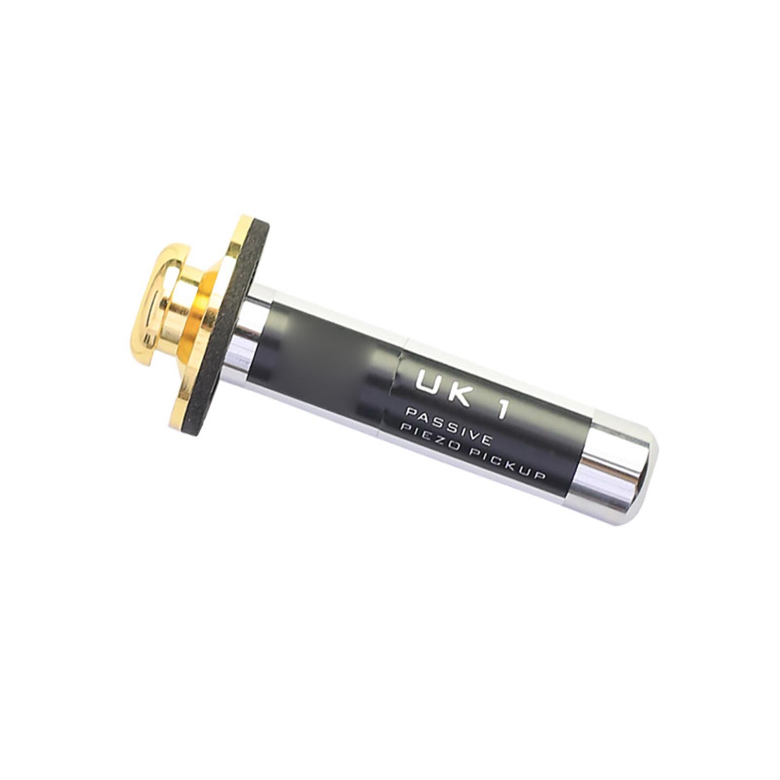 Painter Black Passive Piezo Pickup Instrument Transducer Combine With Tail Nail For Morin Khuur Ukulele Erhu