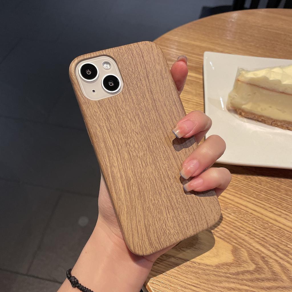 Apple 14 leather bamboo and wood text is suitable for iPhone12 mobile phone case 11 three packs 13promax/8plus/7se/x