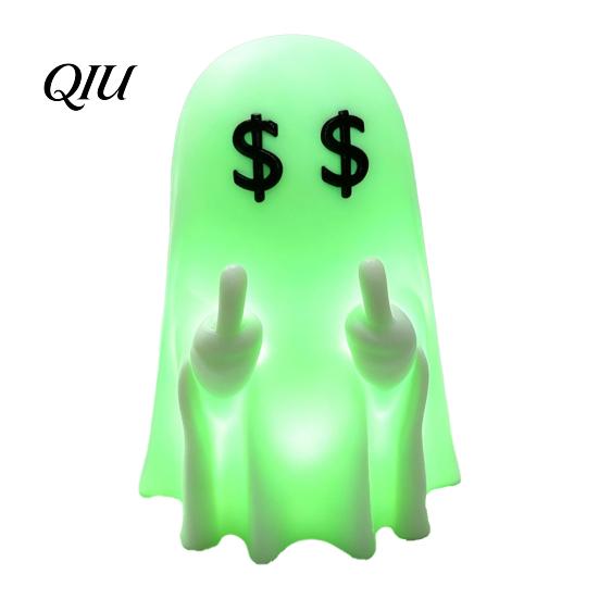 Whimsical Home Decorations Halloween Ghost Figurine, 3D Printed Cute Rock Statue, Statue Funny Coffee Table Centerpieces Shelf Mantel Ornaments Modern