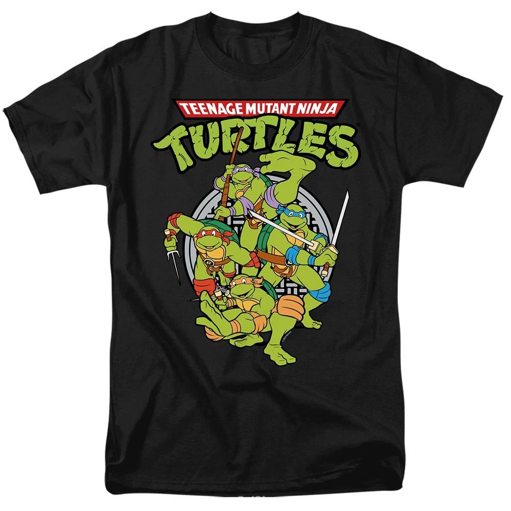 Teenage Mutant Ninja Turtles - Tmnt Group -  Unisex Children s T-shirt - Black 130
