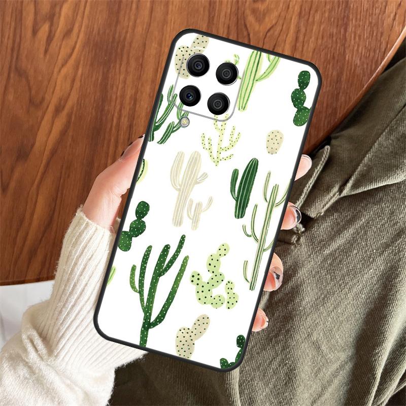 Summer cactus Patterns Case For Samsung Galaxy M11 M21 M31 M35 M12 M13 M14 M15 M16 M36 M56 M53 M32 M52 M55 M34 M54