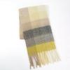 Imitation Cashmere Scarf for Women Winter  Men's Scarf  Autumn and Winter Thick Wool Tassel  Versatile New Plaid Scarf