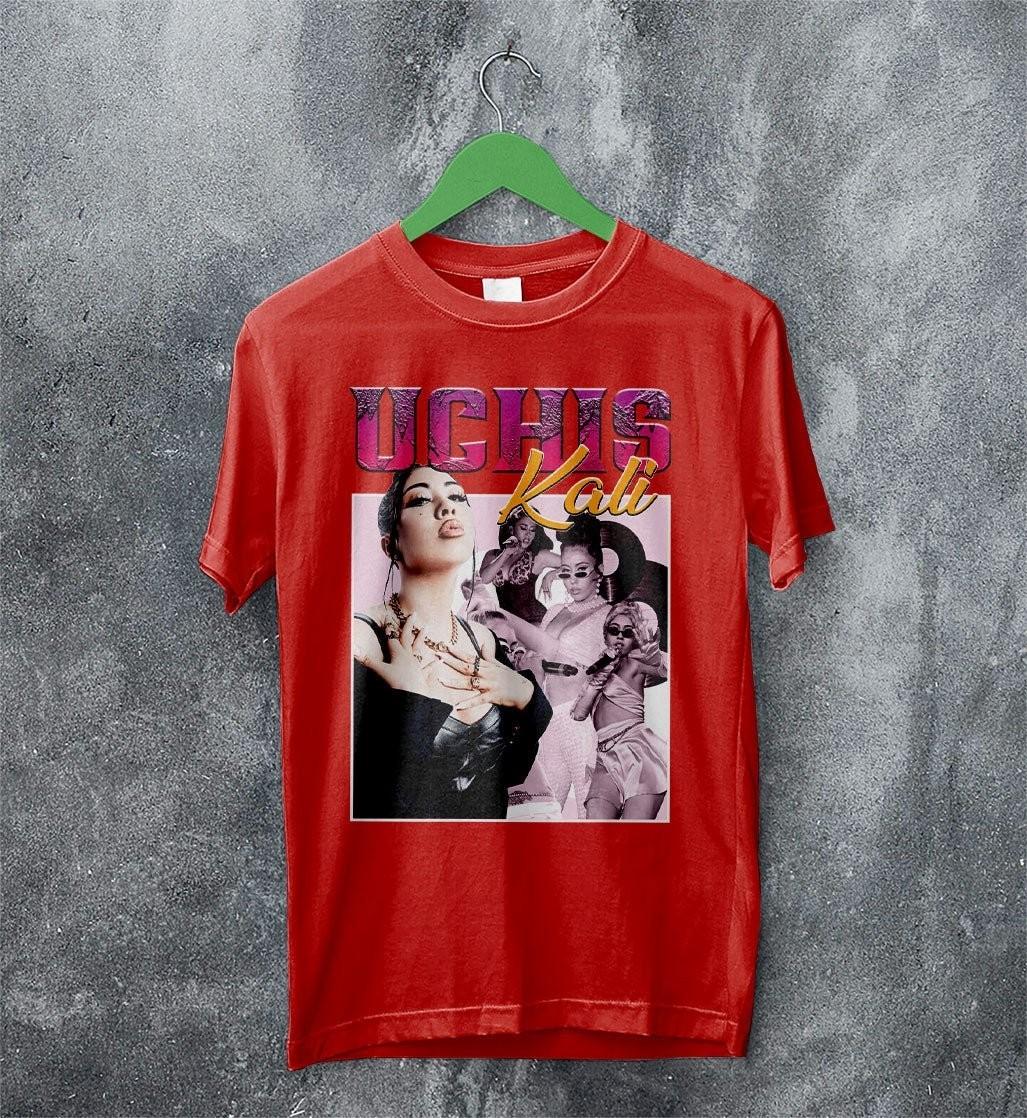 Kali Uchis Vintage T Shirt Kali Uchis Shirt Music Red Shirt XX580 S