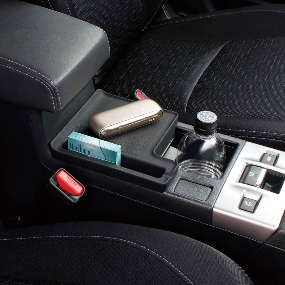 Tsuchiya Yac Console Tray for Subaru VM Series Vehicle-Specific Levorg, Black, SY-SB5