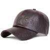Unisex Pentagram ORIGNAL Imprint PU Leather Baseball Caps Outdoor Adjustable Spring and Autumn Casual Sunscreen Hat