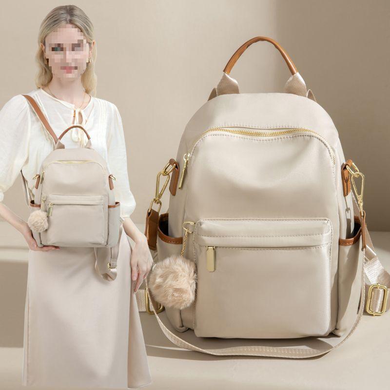 2025 Women's Oxford Cloth Backpack: New Korean Style, Versatile, Fashionable, Large Capacity, Anti-Theft Schoolbag