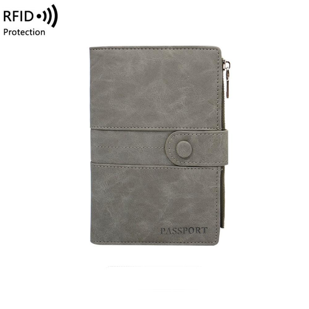 

Визитница ПУ Паспортная сумка Кошелек Сумка для хранения карт Портативный зажим для паспорта Мужчины светло-зеленый