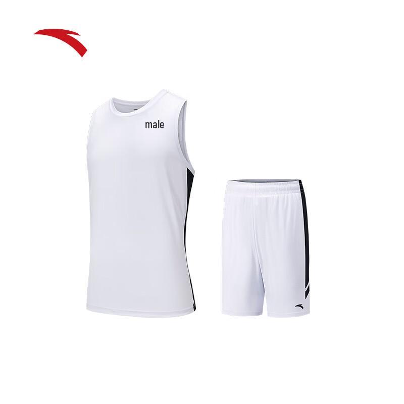

Anta Men s Quick-Dry Basketball Sleeveless Top & Shorts Set 2XL