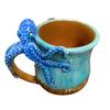 Novelty Octopuses Mug Handmade Statue Sea Animal Mug Coffee Milk Tea Cup Creative Octopuses Coffee Mug 3D Resin Mug