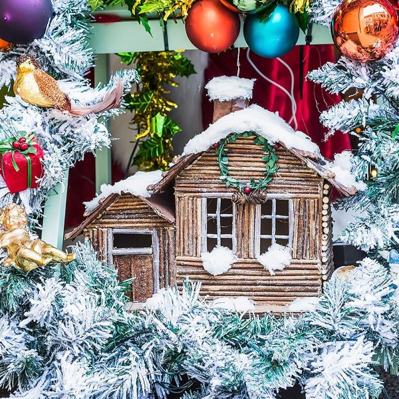 Christmas Decoration Artificial Plastic Dry Snow Powder Xmas Gift Home Party DIY Scene Props Supply