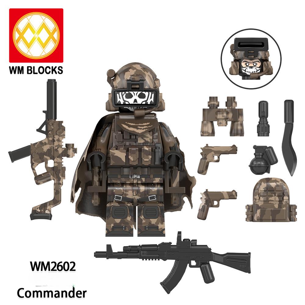 Special Forces Mini Bricks Action Figures Sniper Commando Scout Building Blocks Dolls Toys for Children WM6168