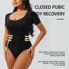 Women Seamless Square Neck Tummy Control Shaping Bodysuit Shapewear