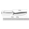 Non-inductive Steel Paring Knife Multifunctional Peeler Kitchen Special Fruit Tools 2-in-1 Melon Grater All-steel Sugar Cane Knife