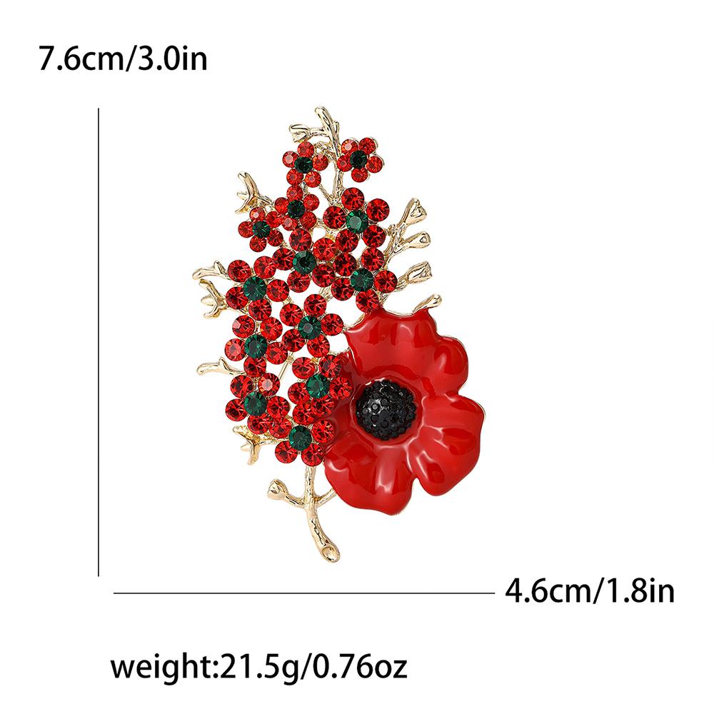 Crystal Flower Brooch Pin Rhinestone Brooches Wedding Party Jewelry Gifts Lapel
