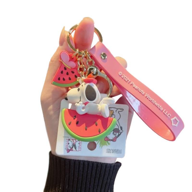 Authentic Cartoon Snoopy 2nd Generation Charlie Brown Keychain Cute Bag Pendant