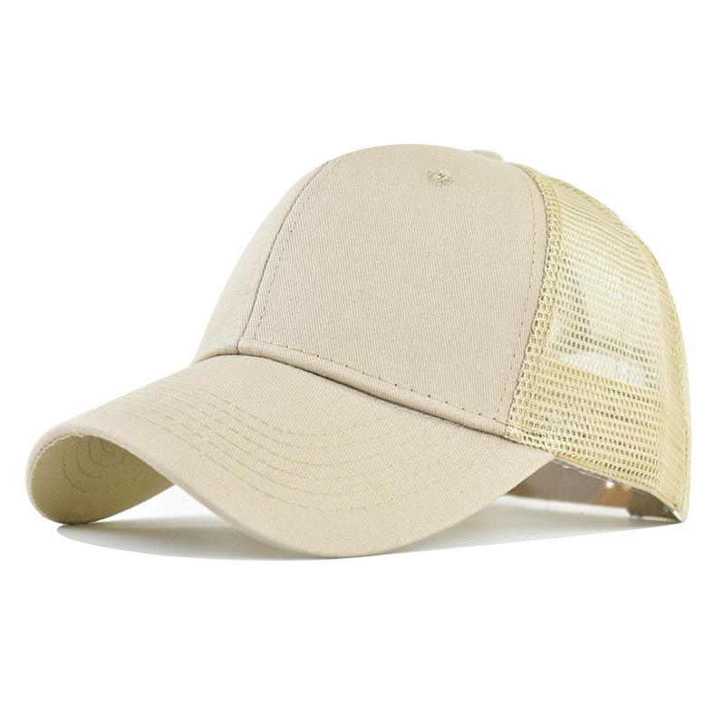 2020 Foreign Trade Classic Cotton Mesh Cap, Simple Cotton Breathable Baseball Cap Light Board Cap