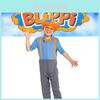 Disfraz de Cosplay de Blippi Maestro de Inglés Para Fiestas Infantiles, Juegos y Reuniones Estilo Europeo y Americano